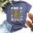 Pre-K Zoo Field Trip Squad Teacher Student Matching Bella Canvas T-shirt Heather Navy