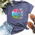 All The Pretty Girls Walk Like This Baseball Softball Bella Canvas T-shirt Heather Navy