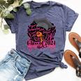 Proud Afro Black Girl Woman Graduation Class Of 2024 Bella Canvas T-shirt Heather Navy