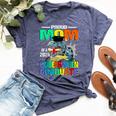 Proud Mom Of A 2024 Kindergarten Graduate Dinosaur Bella Canvas T-shirt Heather Navy