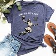He Is Rizzin Jesus Basketball Christian Religious Vintage Bella Canvas T-shirt Heather Navy