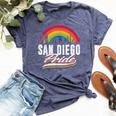 San Diego Pride Lgbt Lesbian Gay Bisexual Rainbow Lgbtq Bella Canvas T-shirt Heather Navy