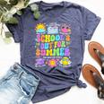 Schools Out For Summer Graduation Last Day Of School Teacher Bella Canvas T-shirt Heather Navy