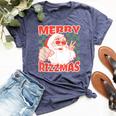 Skater Christmas Rizz Meme Merry Rizzmas For Skater Girl Bella Canvas T-shirt Heather Navy