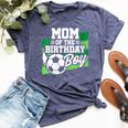 Soccer Birthday Birthday Mom Boys Soccer Birthday Bella Canvas T-shirt Heather Navy