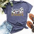 Soccer Mama Mom Mother Mother's Day Cheering Boy Sport Bella Canvas T-shirt Heather Navy