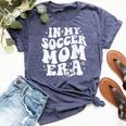 In My Soccer Mom Era Bella Canvas T-shirt Heather Navy