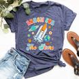 Space Lover Teacher Life Back To School Reach For The Stars Bella Canvas T-shirt Heather Navy