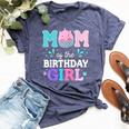 Squish Mom Mallow Matching Squish Birthday Girl Mother's Day Bella Canvas T-shirt Heather Navy