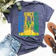 St Vincent And The Grenadines Retro 70S 80S Vintage Bella Canvas T-shirt Heather Navy