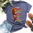 I Am The Storm Junenth Black History Month African Women Bella Canvas T-shirt Heather Navy
