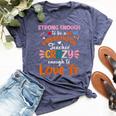 Strong Enough To Be Preschool Teacher Crazy Enough Love It Bella Canvas T-shirt Heather Navy