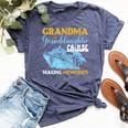 Vintage Grandma Granddaughter Cruise 2024 Memories Bella Canvas T-shirt Heather Navy