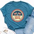 9 Years Old Vintage 2016 9Th Birthday Decoration Women Bella Canvas T-shirt Heather Deep Teal