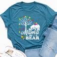 Autism Awareness Mama Bear Support Autistic Autism Mom Bella Canvas T-shirt Heather Deep Teal