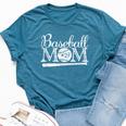 Baseball 27 Jersey Mom Favorite Player Mother's Day Bella Canvas T-shirt Heather Deep Teal