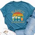 Blame It On The Drink Package Cruise Bella Canvas T-shirt Heather Deep Teal