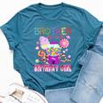 Brother Of The Birthday Girl Candyland Candy Birthday Bella Canvas T-shirt Heather Deep Teal