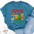 Cinco De Drinko Drinking Matching Family Party Bella Canvas T-shirt Heather Deep Teal