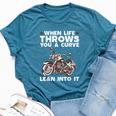 Cool Motorcycle For Motor Cycle Rider Biker Bella Canvas T-shirt Heather Deep Teal