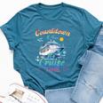 Countdown Is Over It's Cruise Time Husband Wife Bella Canvas T-shirt Heather Deep Teal