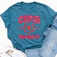 Cupid University Est 1415 Valentines College Bella Canvas T-shirt Heather Deep Teal