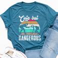 Cute But Dangerous Girls Wrestling N Girls Bella Canvas T-shirt Heather Deep Teal