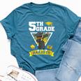 Dabbing Graduation Boy 5Th Grade Nailed It Class Of 2024 Bella Canvas T-shirt Heather Deep Teal