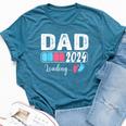 Dad 2024 Loading A Girl Or A Boy Baby Pregnancy Announcement Bella Canvas T-shirt Heather Deep Teal