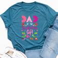 Dad Of The Birthday Girl Bug Insect Bday Party Bella Canvas T-shirt Heather Deep Teal