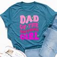 Dad Of The Birthday Girl Party Girls Daddy Birthday Party Bella Canvas T-shirt Heather Deep Teal