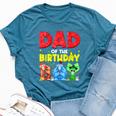 Dad And Mom Birthday Boy Gorilla Game Family Matching Bella Canvas T-shirt Heather Deep Teal