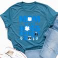 Dad And Mom Of The Boss Birthday Boy Baby Family Party Decor Bella Canvas T-shirt Heather Deep Teal
