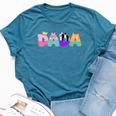 Dad And Mom Dada Birthday Girl Pig Family Party Decorations Bella Canvas T-shirt Heather Deep Teal