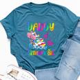 Daddy Of The Birthday Girl Rolling Skate Family Party Bella Canvas T-shirt Heather Deep Teal