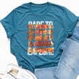 Dare To Explore Fall Bella Canvas T-shirt Heather Deep Teal