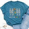 Dare To Be Yourself Rainbow Skeleton Lgbt Pride Month Bella Canvas T-shirt Heather Deep Teal