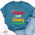 December Birthday December Is My Birthday Bella Canvas T-shirt Heather Deep Teal