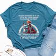 The Devil Whispered In My Ear Christian Jesus Bible Quote Bella Canvas T-shirt Heather Deep Teal