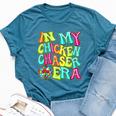 Disco Groovy In My Chicken Chaser Era Bella Canvas T-shirt Heather Deep Teal
