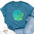 E Mc Squared Coffee Science Physics Math Lover Bella Canvas T-shirt Heather Deep Teal