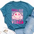 Field Day Vibes Fun Day Field Trip Groovy Teacher Student Bella Canvas T-shirt Heather Deep Teal