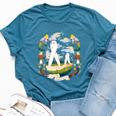 Fresno Nightcrawlers Haunted Walking Pants Cryptid Bella Canvas T-shirt Heather Deep Teal