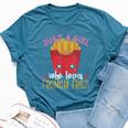Fries Lover Just A Girl Who Loves French Fries Bella Canvas T-shirt Heather Deep Teal