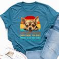Chihuahua Dog Mom Dad Mama Present Every Snack U Make Bella Canvas T-shirt Heather Deep Teal