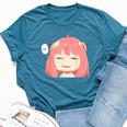 Emotion Smile Heh A Cute Girl For Family Holidays Bella Canvas T-shirt Heather Deep Teal