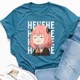 Emotion Smile Hi A Cute Girl For Family Holidays Bella Canvas T-shirt Heather Deep Teal