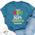 Proud Mom Of A Class Of 2024 Kindergarten Graduate Bella Canvas T-shirt Heather Deep Teal