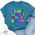 In My Glowing Teacher Era Schools Out For Summer End Of Year Bella Canvas T-shirt Heather Deep Teal