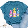 Gnome Easter 2024 Easter Outfit Easter Girls Bella Canvas T-shirt Heather Deep Teal